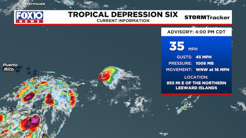 Tropical Depression Six