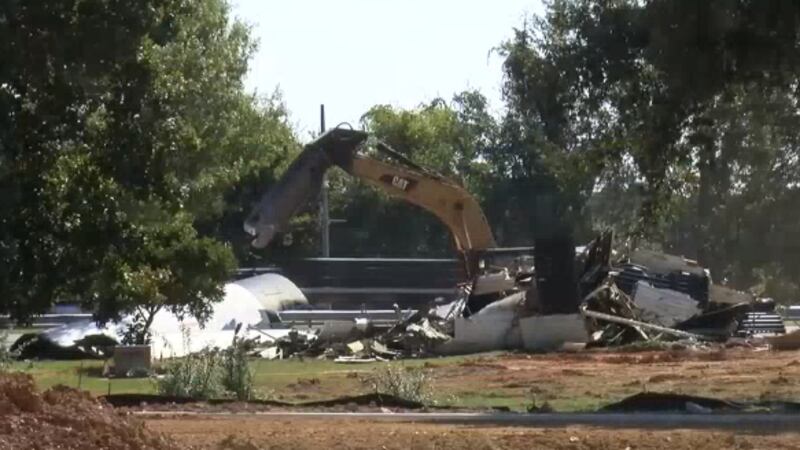 Saturn 1B Rocket officially dismantled, removed from Alabama Welcome Center