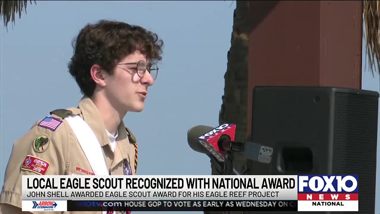 Mobile Eagle Scout recognized with national award for project - Vimarsana News