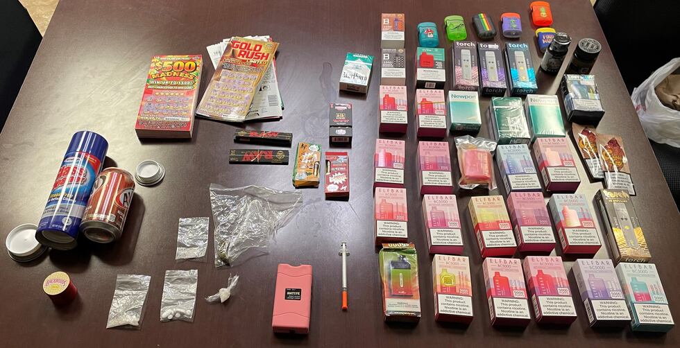 Contents found in Satterfield's car